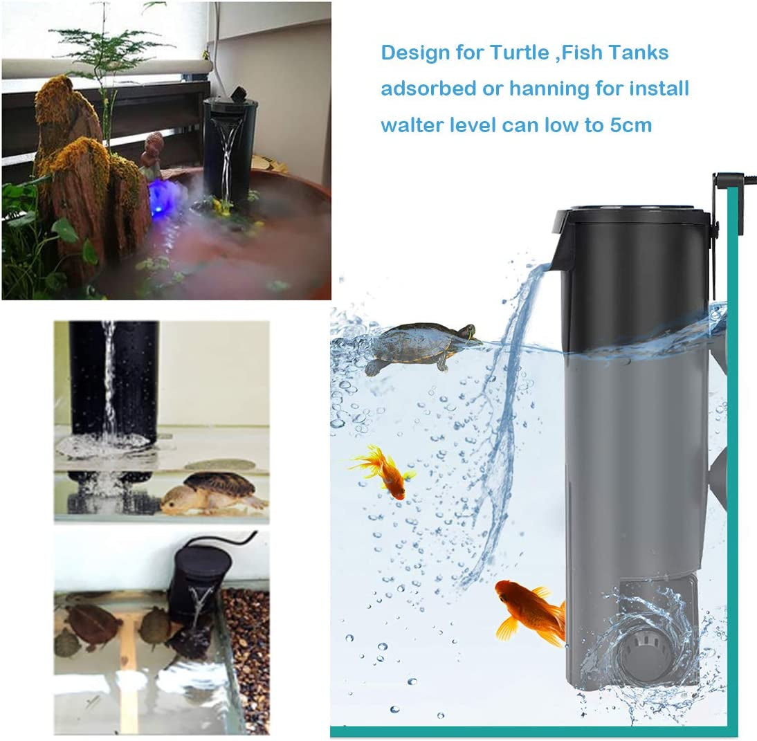 Waterfall Flow Filter for Turtle and Reptile Tanks