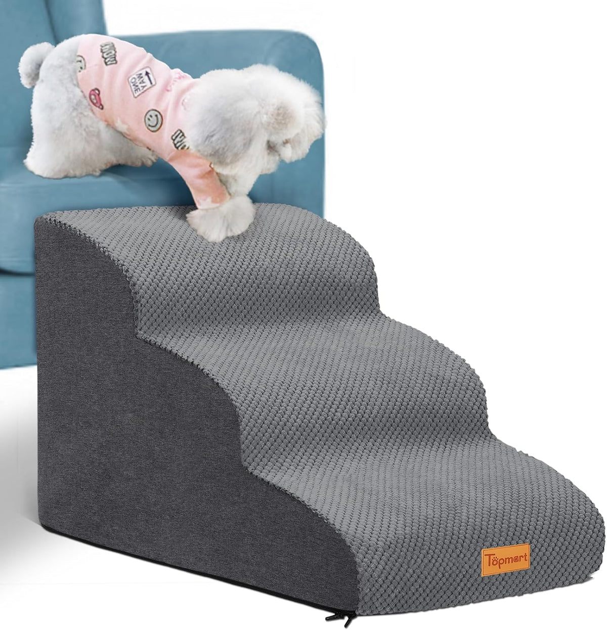 Foam Pet Steps for Small Dogs and Cats - 2 or 3 Tiers