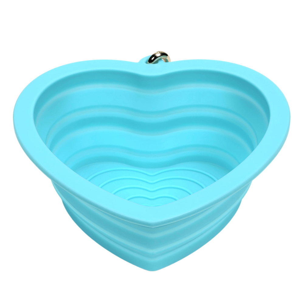 Aqua Heart Collapsible Dog Bowl — additional photo 10