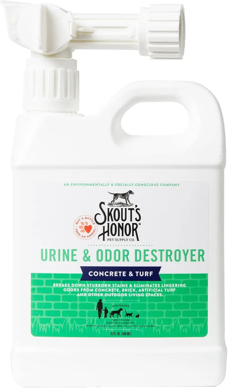 Skout's Honor Urine Destroyer — Carpet or Concrete & Turf