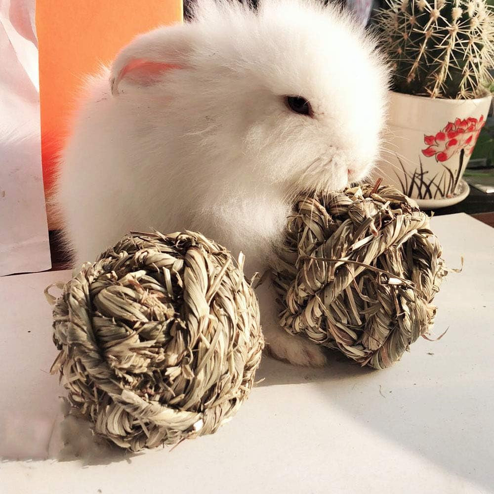 Timothy Grass Chew Balls for Rabbits, Hamsters & Guinea Pigs