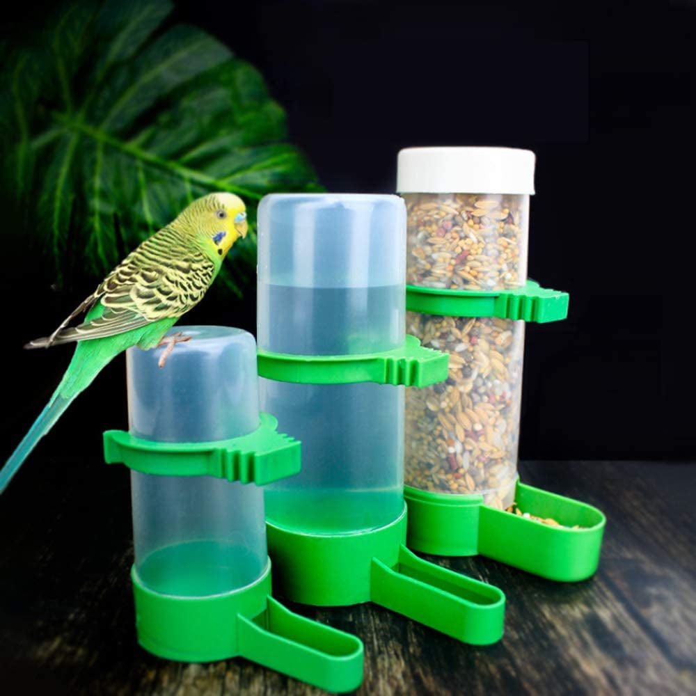 Automatic Bird Feeder and Water Dispenser Set