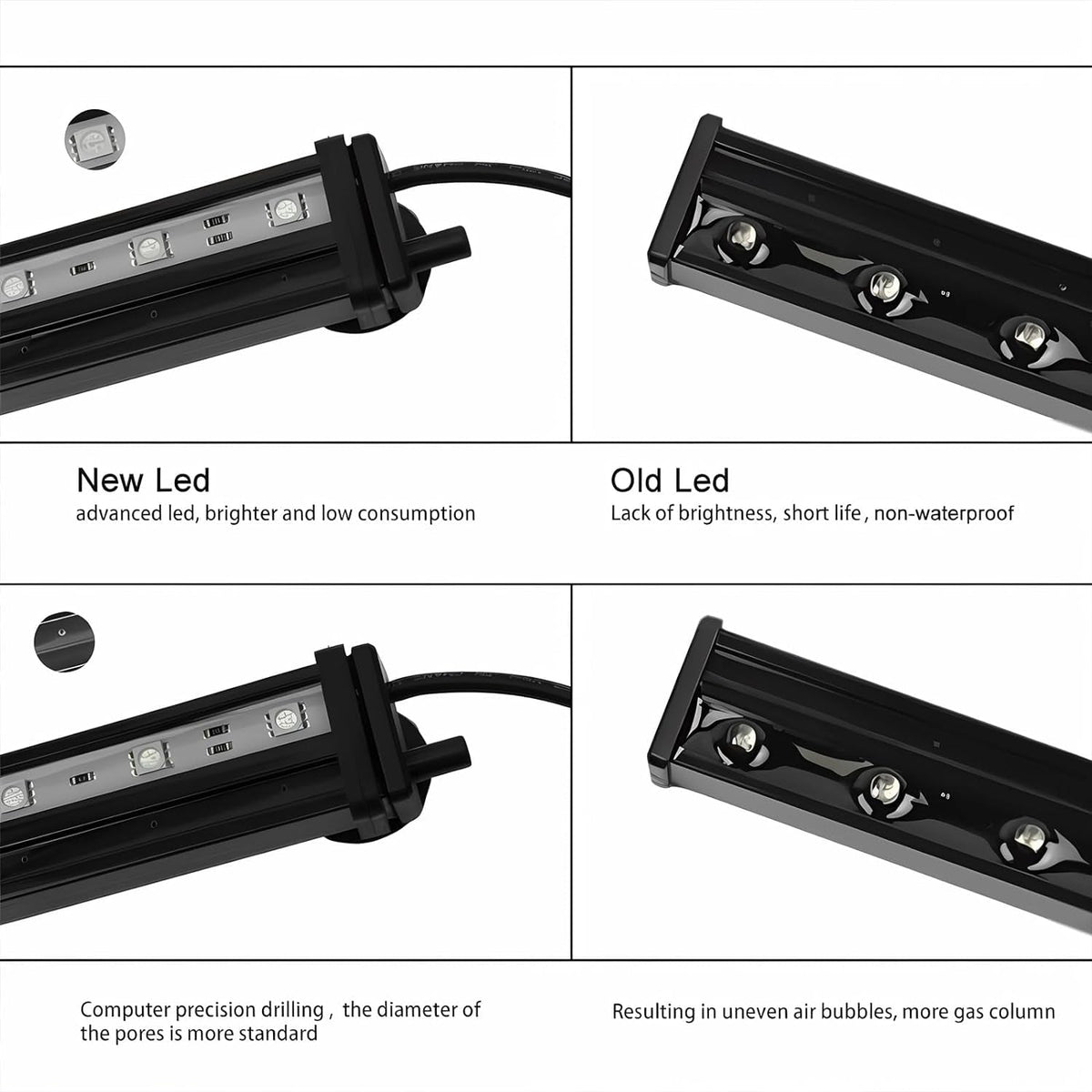 RGB Aquarium Light with Air Bubble Outlet
