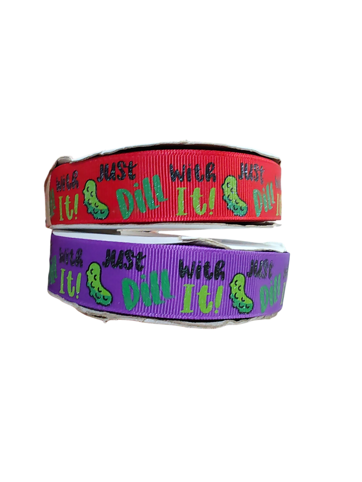 Dill With It Pickles Nylon Dog Collar