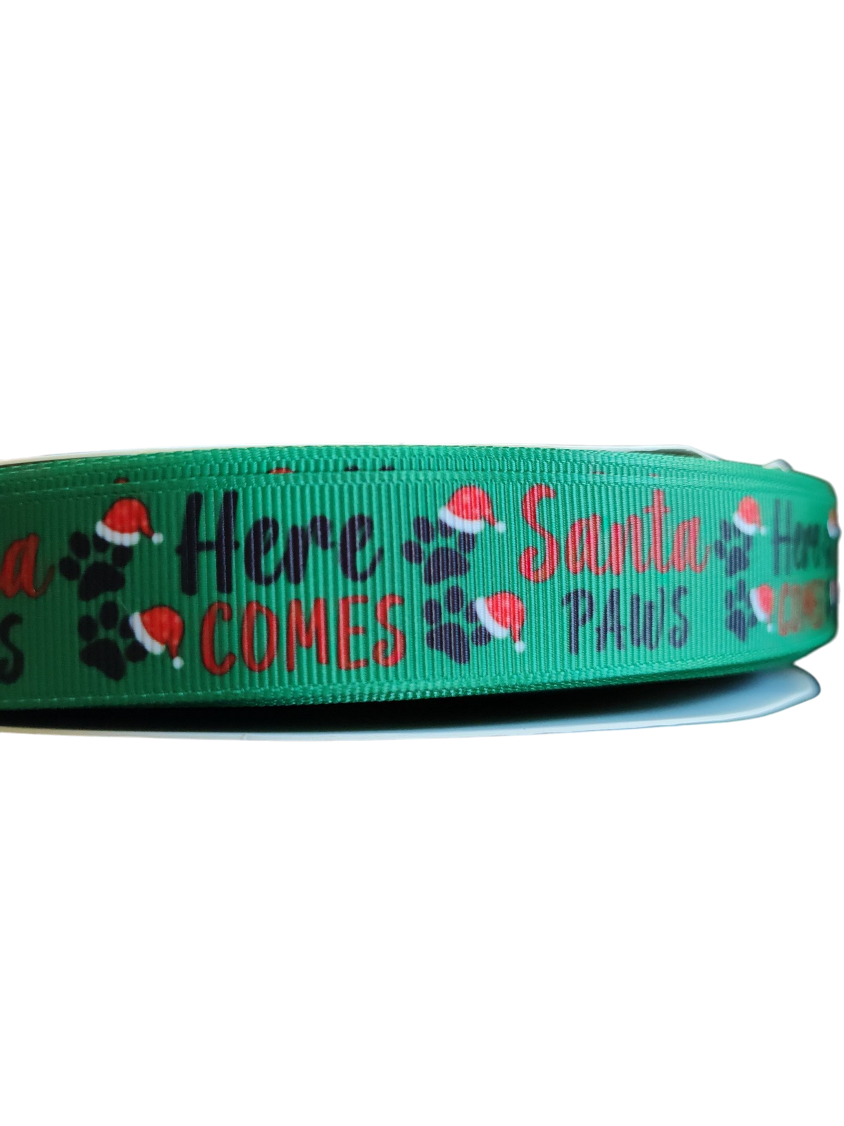 Here Comes Santa Paws Nylon Dog Collar, Leash