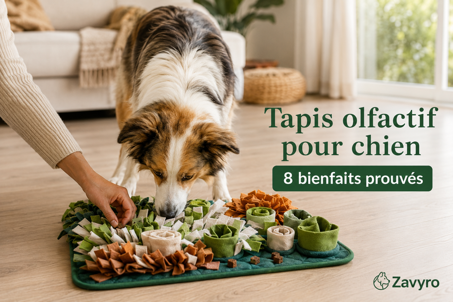 Tapis olfactif pour chien : 8 bienfaits prouvés et comment bien l'utiliser (guide 2026)