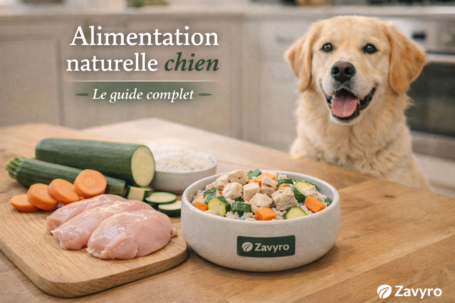 Alimentation naturelle pour chien : le guide complet 2026