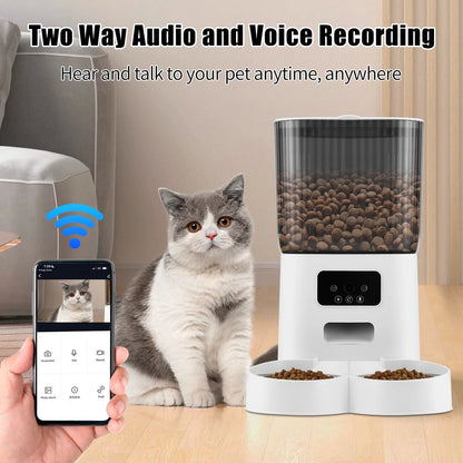 5L Automatic Pet Feeder with 1080p Camera