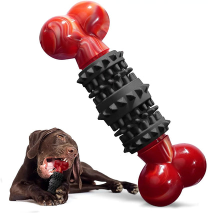 Indestructible Bone Chew Toy for Aggressive Chewers