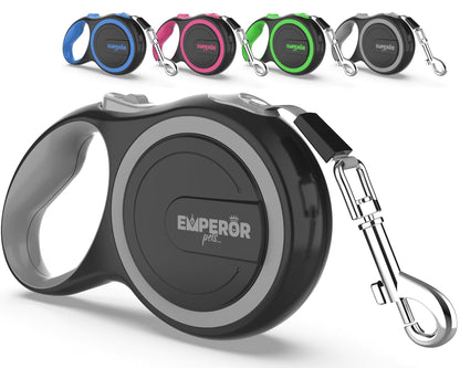 16 ft Heavy-Duty Retractable Dog Leash, up to 110 lb