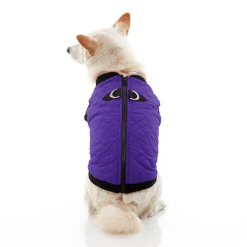 Violet quilted step-in bomber vest for dogs - view 4