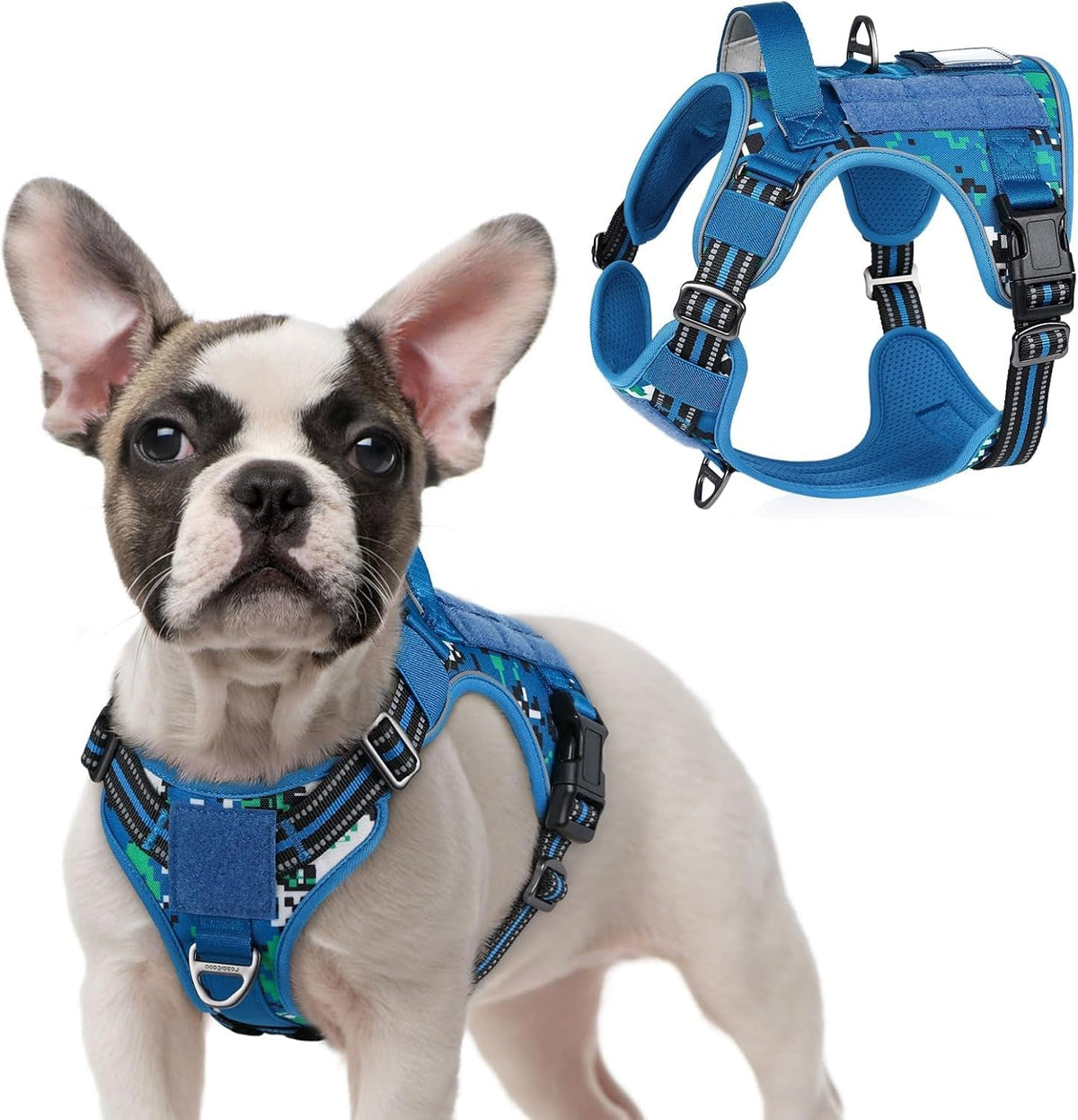 MOLLE Tactical No-Pull Dog Harness, Medium to Large
