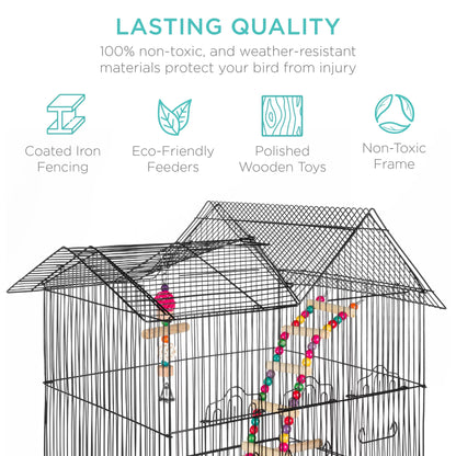 36 in Iron Bird Cage for Parrots