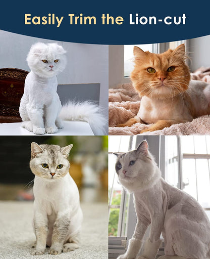 Quiet Cordless Cat Grooming Clippers