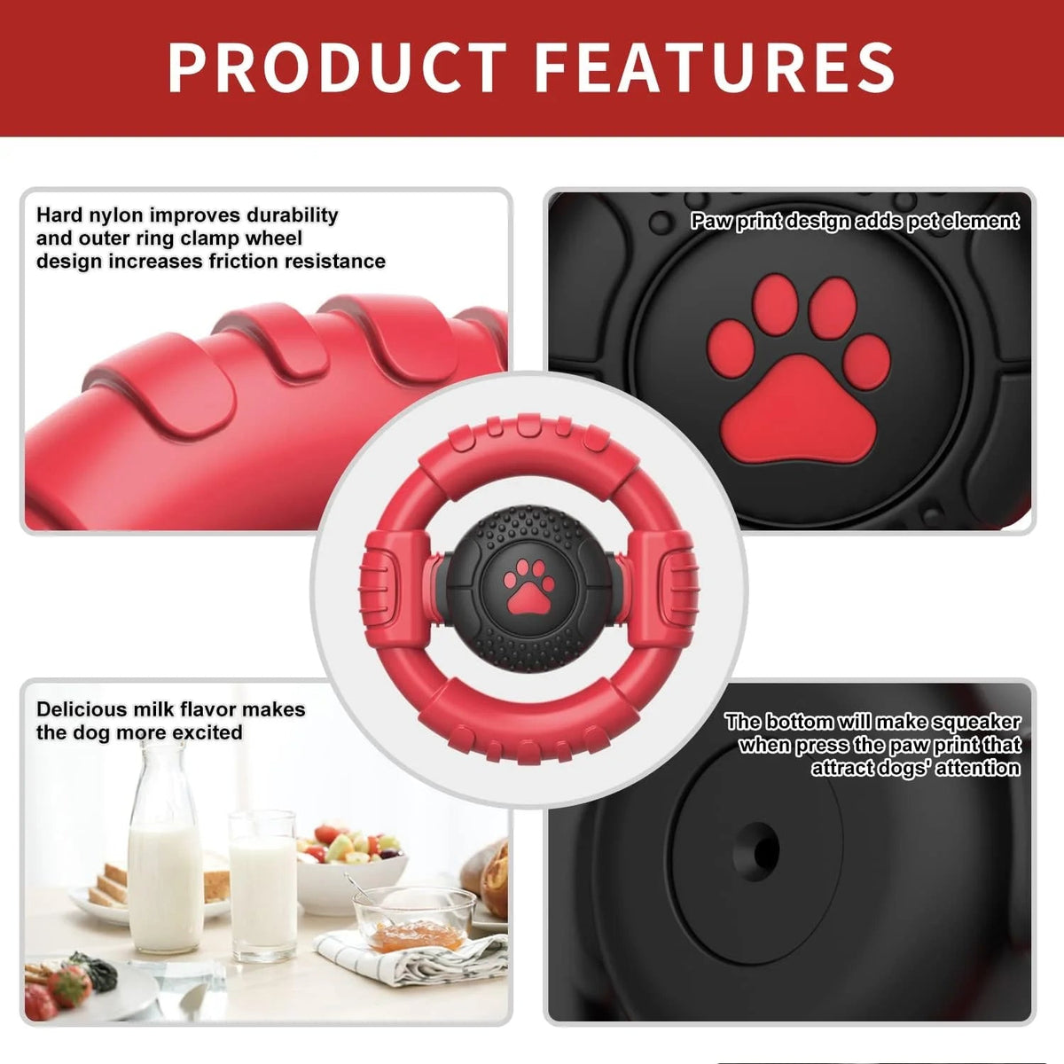 Extreme Tough Rubber Dog Chew Toy