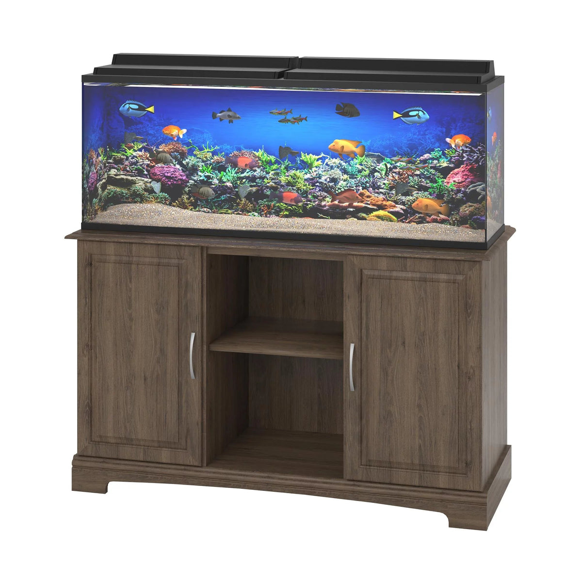 Alta Vista Aquarium Stand, 50-75 Gallon, Rustic Oak
