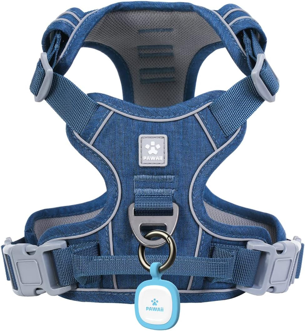 No-Pull Dog Harness with ID Tag for Small Dogs