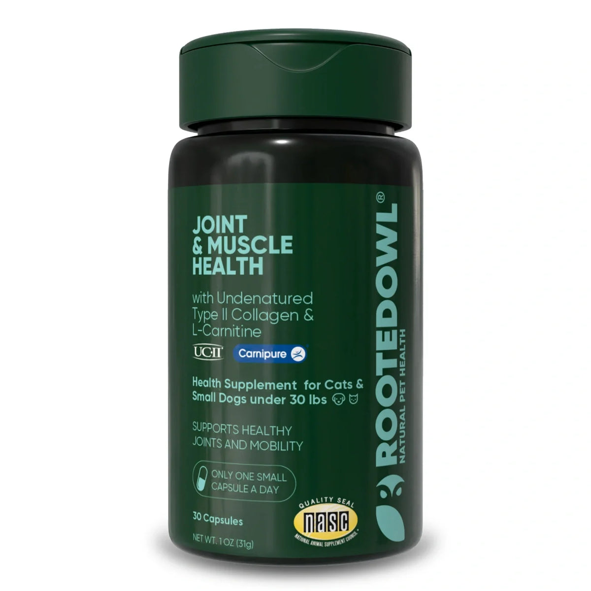 UC-II & L-Carnitine Capsules for Cats and Small Dogs