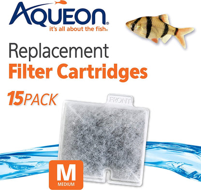 Replacement Filter Cartridges, Medium, 15 Pack