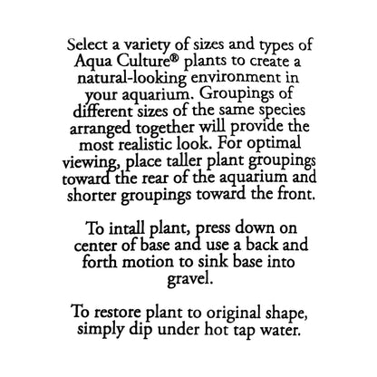 XXL Artificial Aquarium Plants, Assorted Colors