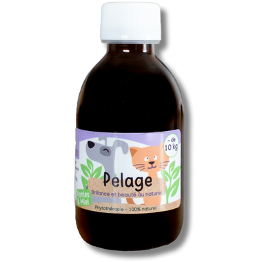 Sirop Naturel Pelage 200 mL - Chiens et Chats de -10kG-0