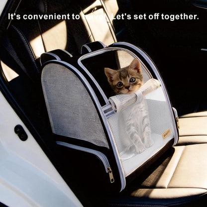 Ventilated Cat Carrier Backpack for Cats and Small Dogs