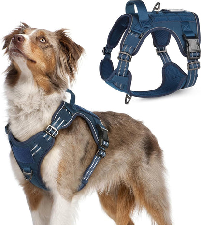 MOLLE Tactical No-Pull Dog Harness, Medium to Large