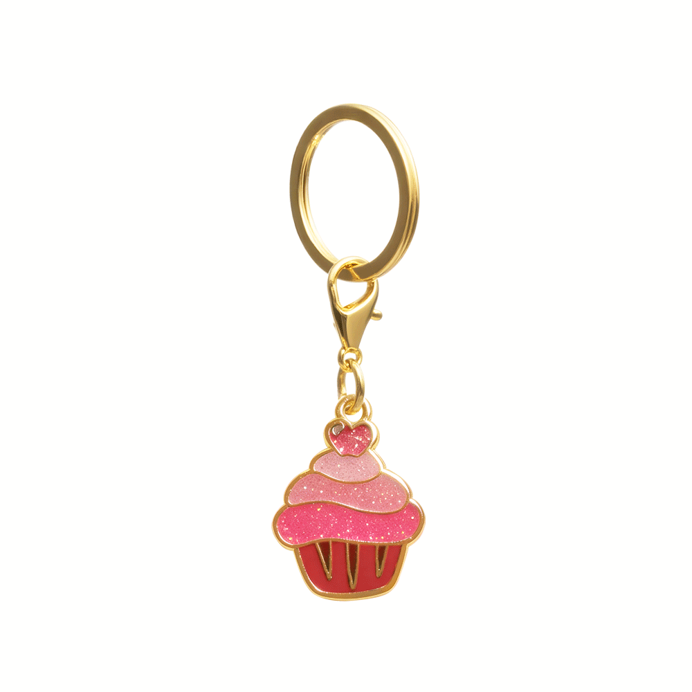 Love You Sweetheart & Cupcake Dog Collar Charm Set, 2 Charms — additional photo 7