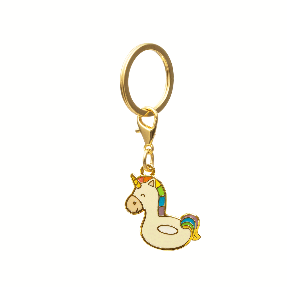 Unicorn Floatie Dog Collar Charm — additional photo 5