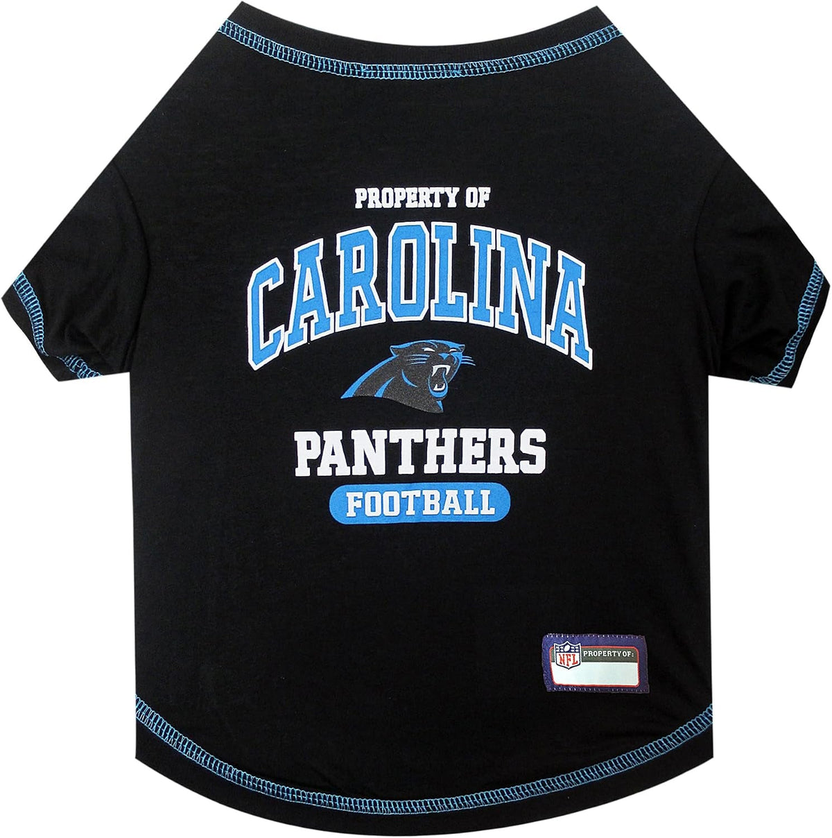 Carolina Panthers dog T-shirt