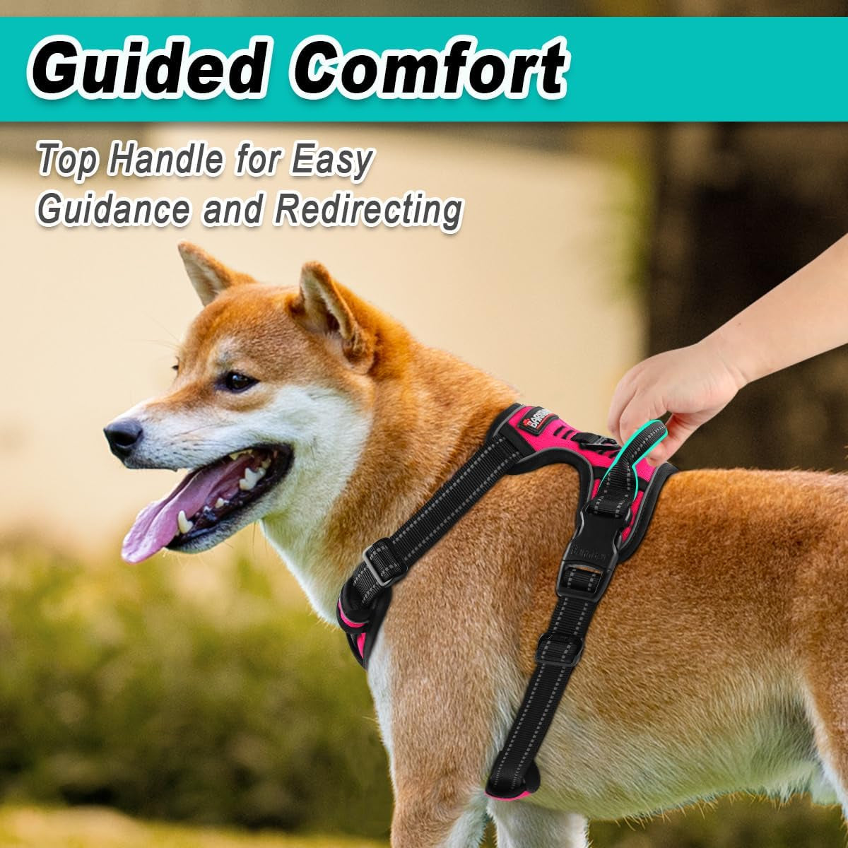 Reflective Oxford No-Pull Dog Harness, Small to XL