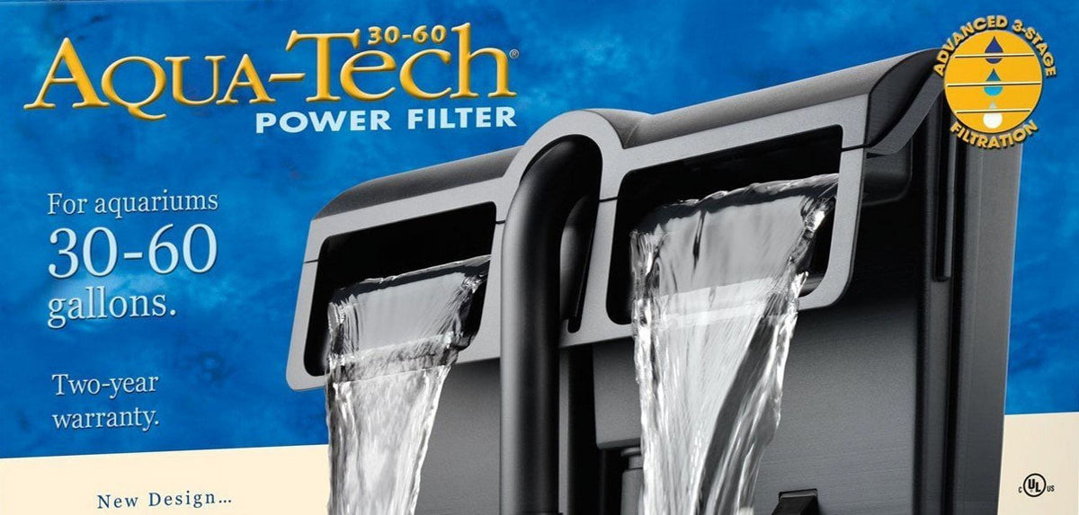 Power Aquarium Filter, 3-Step, 30-60 Gallon