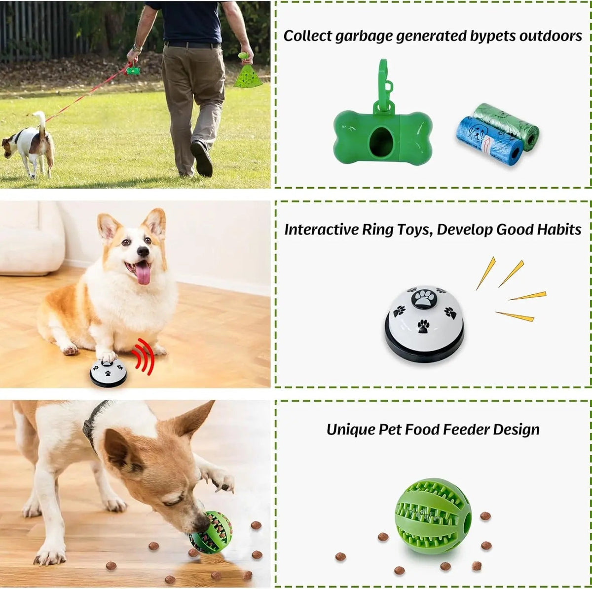 20-Piece Puppy Teething Chew Toy Set with Basket