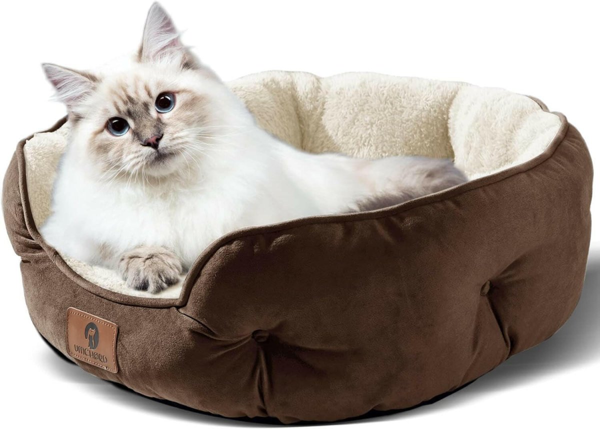 20 in Sherpa Pet Bed for Puppies and Kittens