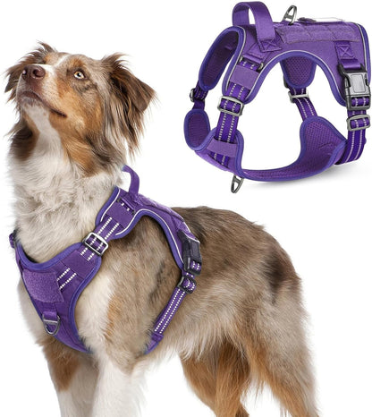 MOLLE Tactical No-Pull Dog Harness, Medium to Large