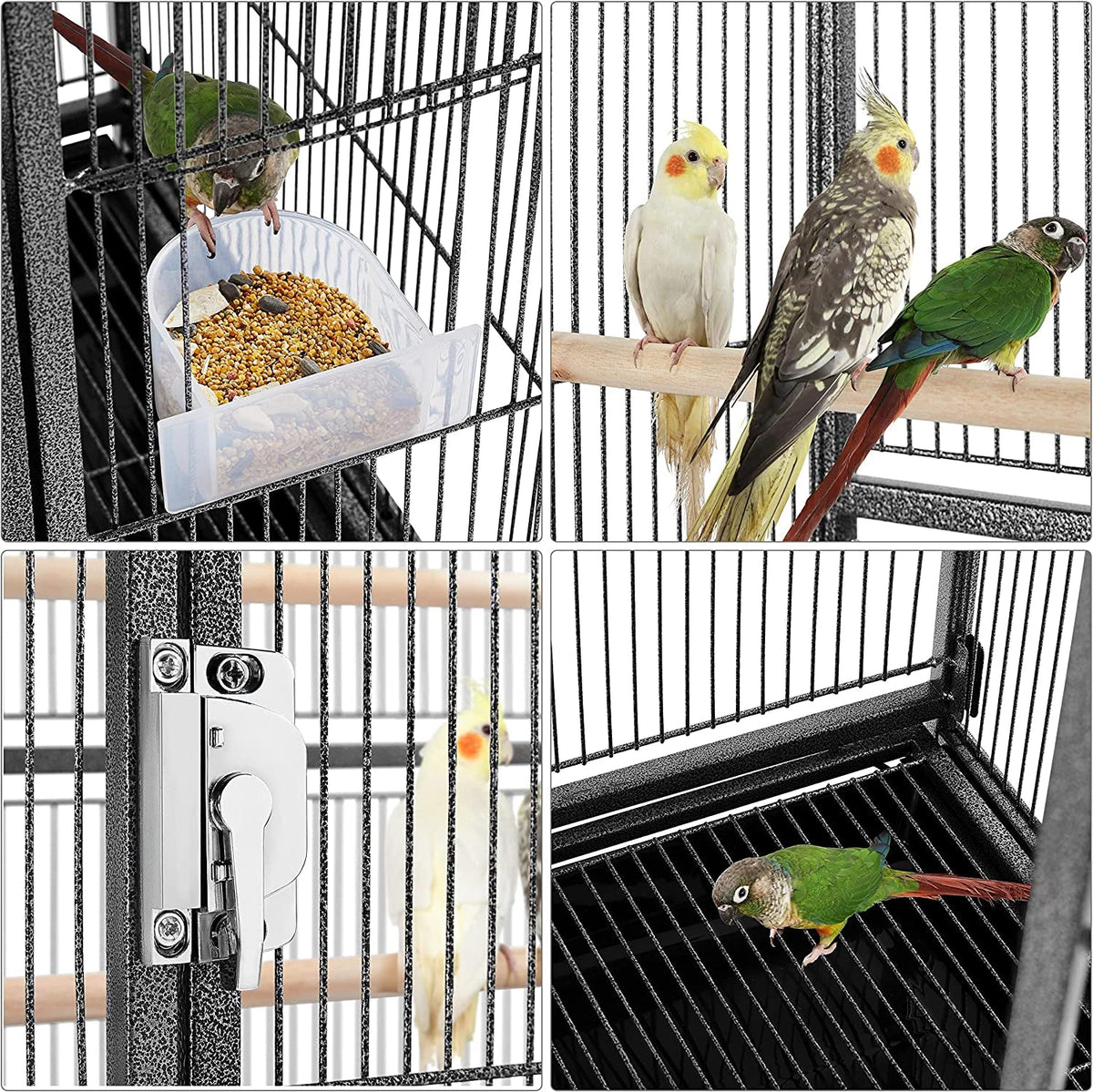 54 in Wrought Iron Play Stand for Large Parrots