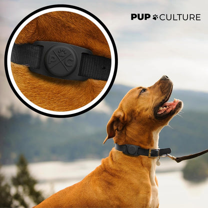 AirTag Dog Collar Holder, Extra-Durable & Lightweight