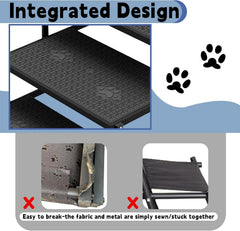 5-Step Folding Dog Stairs for Cars and SUVs