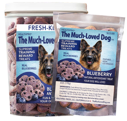 Much Loved Dog Blueberry Burst Treat Set
