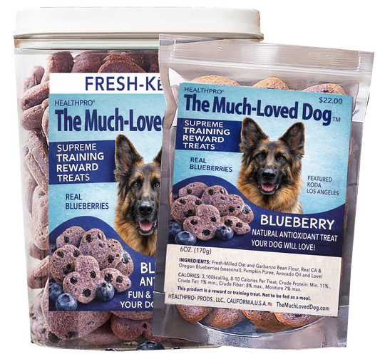 Much Loved Dog Blueberry Burst Treat Set