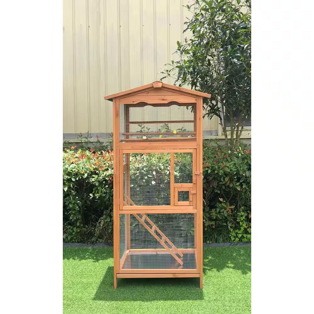 Outdoor Wooden Bird Cage Aviary