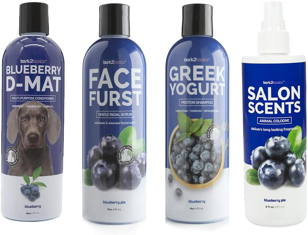 Blueberry Grooming Bundle, Shampoo, Conditioner and Spray
