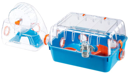 Combi 2 Starter Hamster Cage with Accessories, Blue