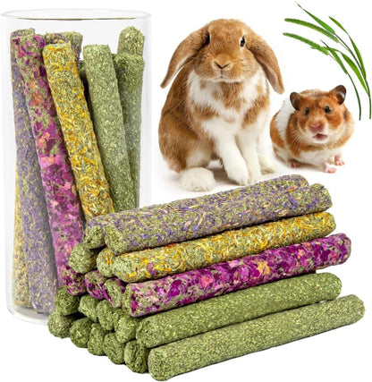 Timothy Hay Sticks for Small Pets, 32 Pack, 320 g