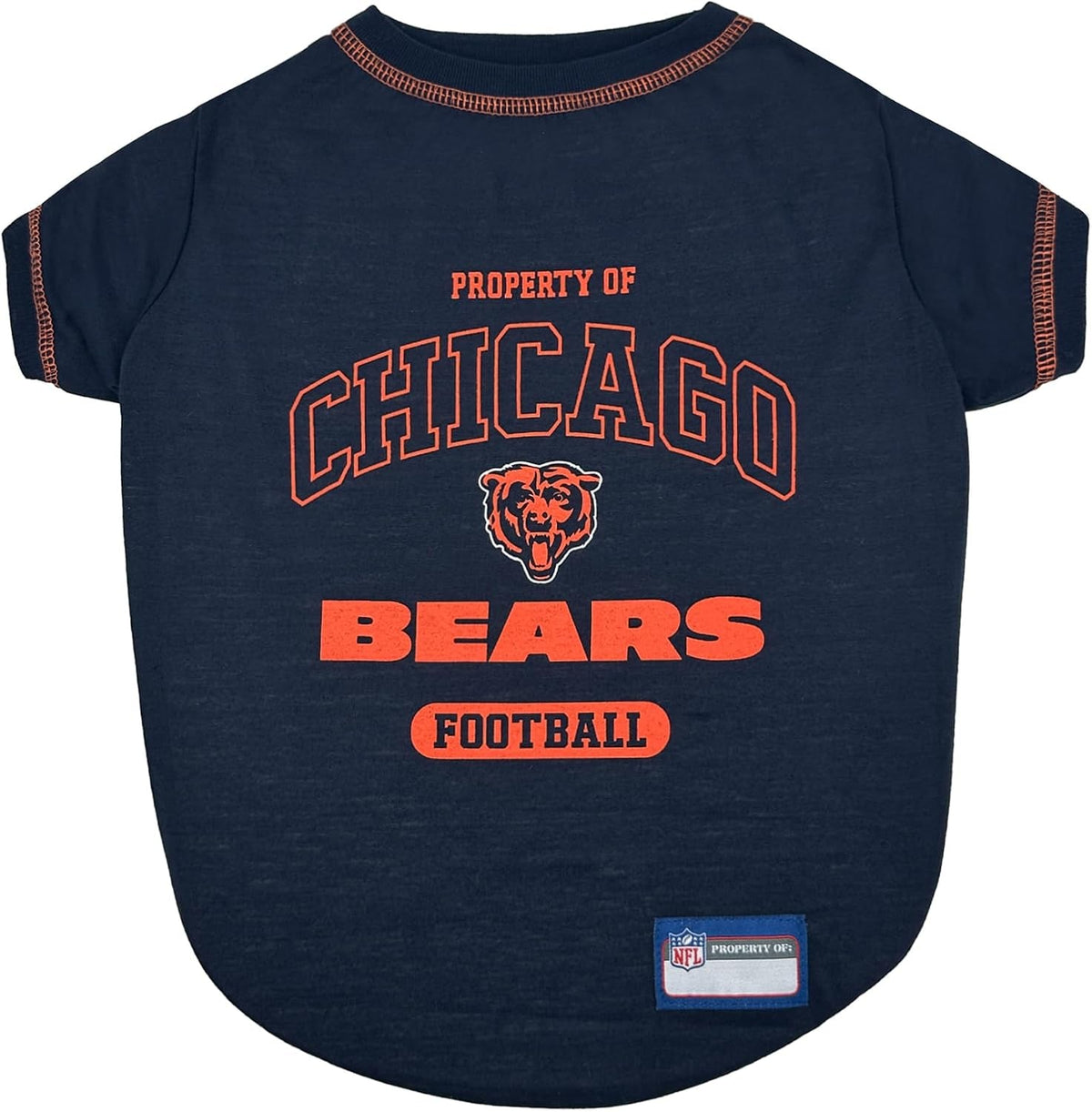Chicago Bears dog T-shirt, navy