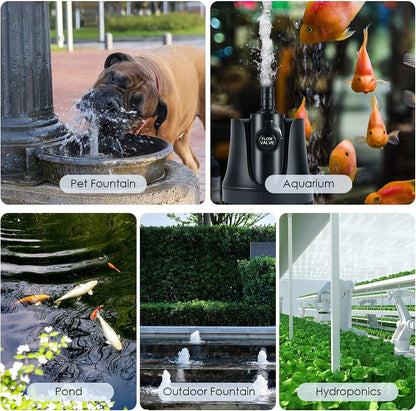 Submersible Aquarium Water Pump with Adjustable Flow