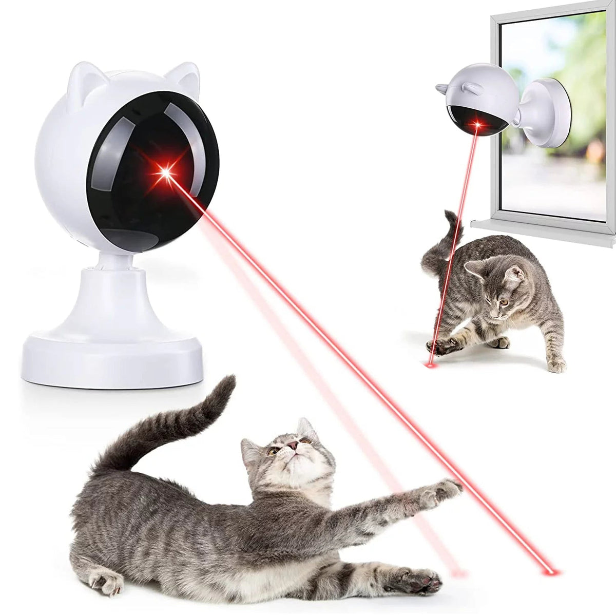 Automatic Cat Laser Toy for Indoor Play