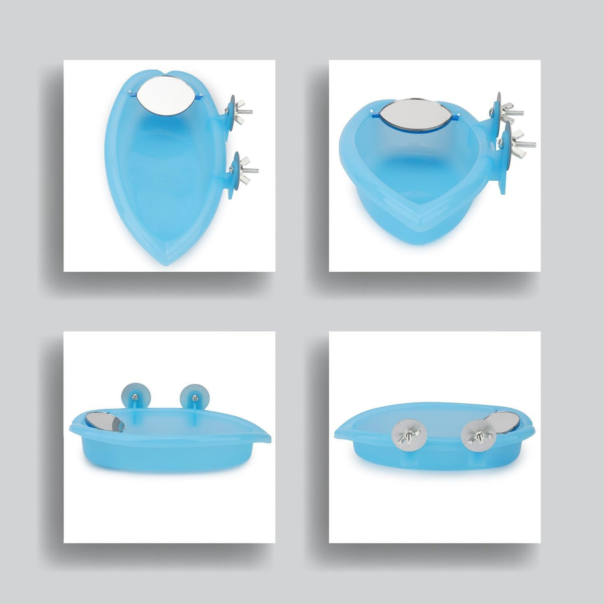 Portable Bird Bath with Mirror