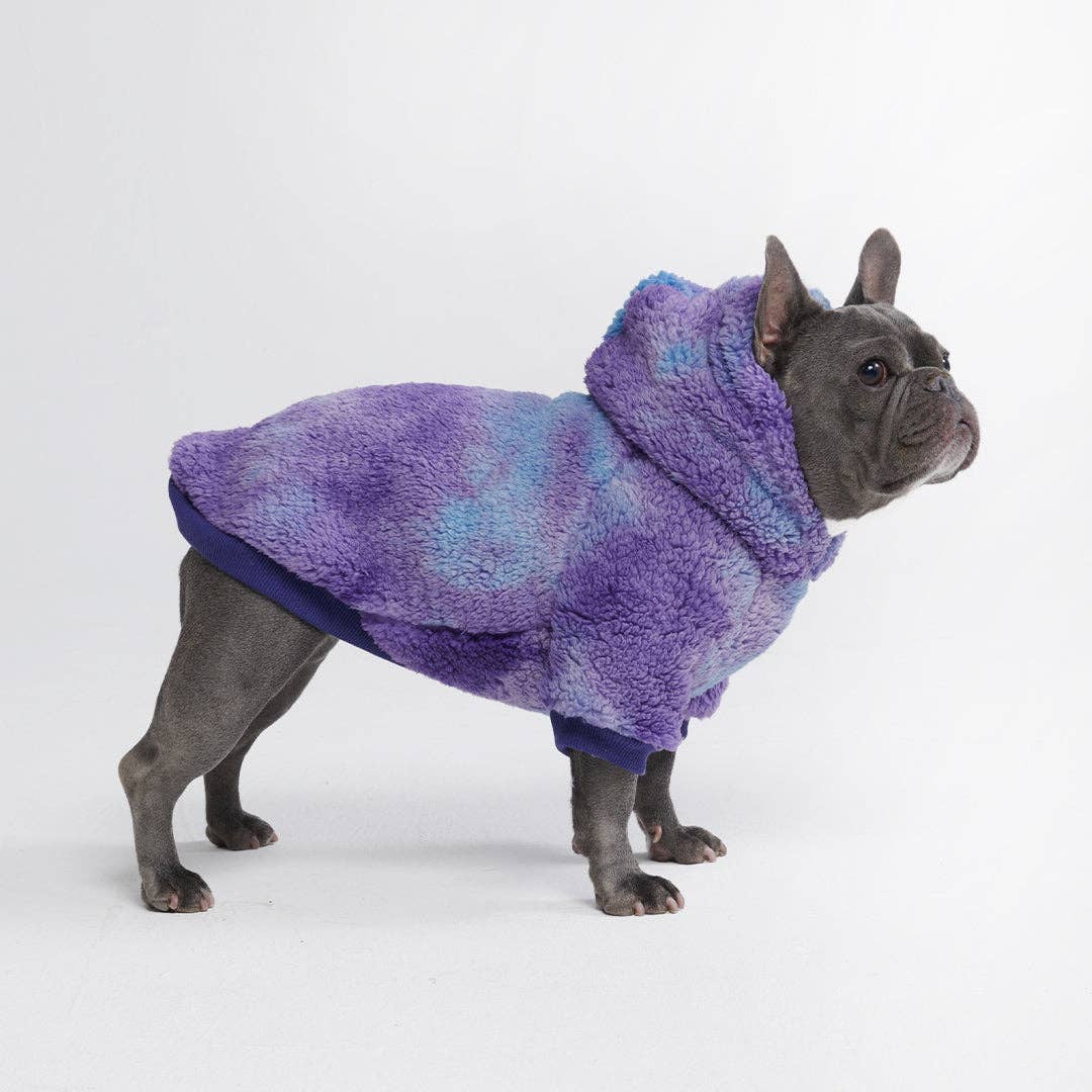 Berrylicious pink Fluffdreams fleece blanket dog hoodie - view 3