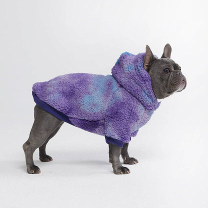 Berrylicious pink Fluffdreams fleece blanket dog hoodie - view 3